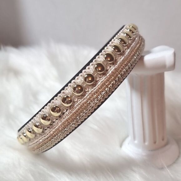 BOHO GOLD STUDED HEADBAND - Picture 8 of 10